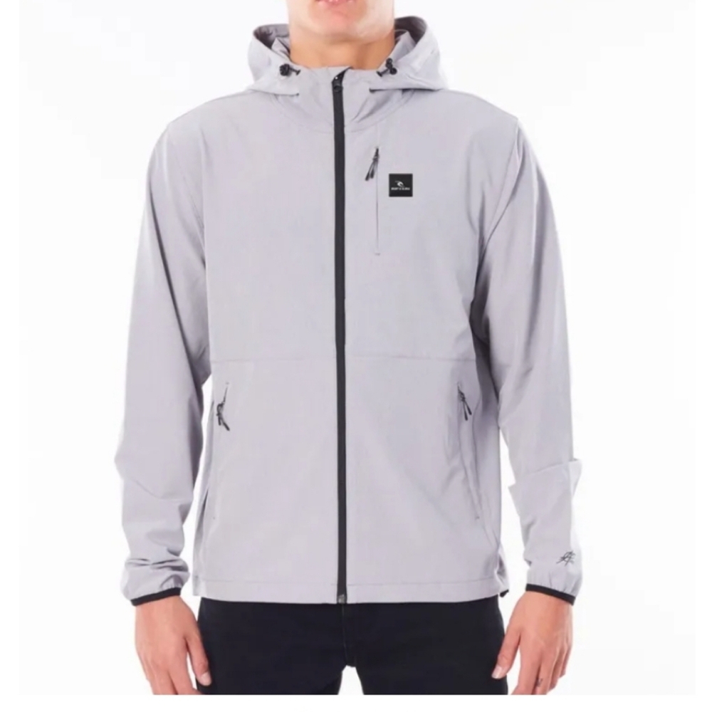 NWT Men's Rip Curl Jacket. "Anti-Series Elite ZT Jacket", Color Grey Marble. XL